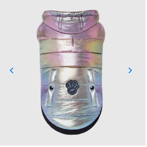 Canada Pooch Shiny Puffer Vest Size 14+ - Picture 1 of 4